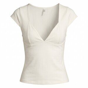 Free People Intimately FP Duo Corset Cami Lace Trim Bustier Tank Top